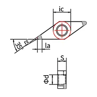 PCBN Cutting Tools (Tool Bits for Turning), VNGA